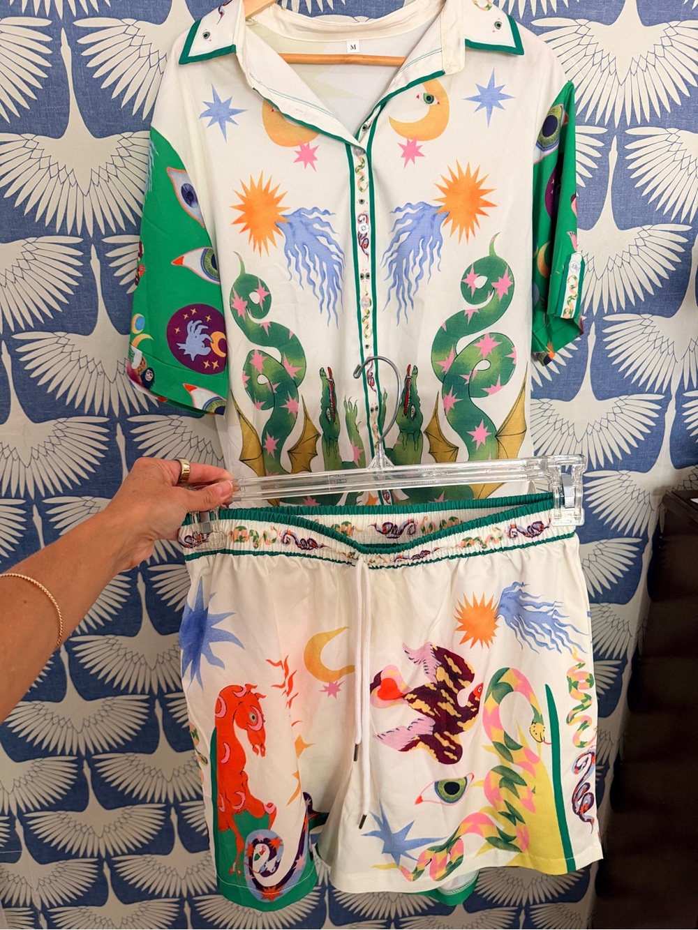 Amazon Women's Multi-Color Celestial Print SET
